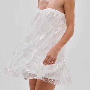 SHINE BRIGHT SEQUIN MINI DRESS - AKIRA the label - size S